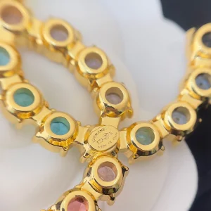 Chanel Multicolor CC Logo Brooch