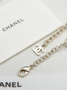 Chanel Gold Metal Flower Bracelets