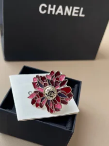 Chanel CC Gold Multicolor Rings
