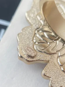 Chanel CC Gold Multicolor Rings