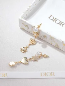 Dior Tribales Gold Metal Earrings