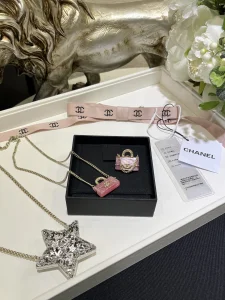 Chanel Iconic Bag Pendant Necklaces