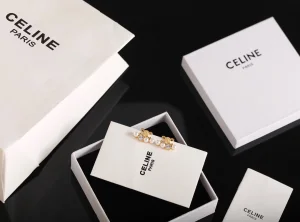 Celine Triomphe Pearls Earrings