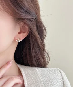 Celine Triomphe Pearls Earrings