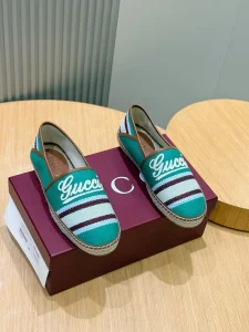 Gucci Alonso Espadrilles Flat Green