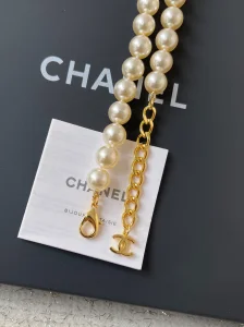 Chanel Pearls CC Logo Long Necklaces