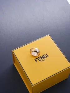Fendi Sphera Gold Color Rings
