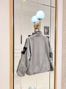 Chanel Gray Zipper Jacket