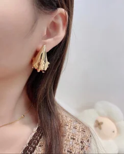 Bottega Veneta Enamel Drop Earrings