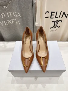 Dior Brown Leather Pumps 85MM