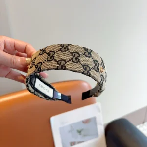 Gucci Blue GG Canvas Fabric Headband