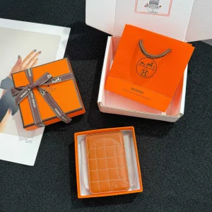 Hermes Turtle MagSafe Card Holder Brown