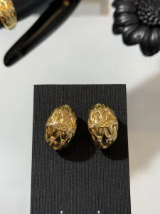 Chanel Coco Crush Hoop Earrings Gold