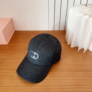 (image for) Gucci Black GG Nylon Baseball Cat Hat