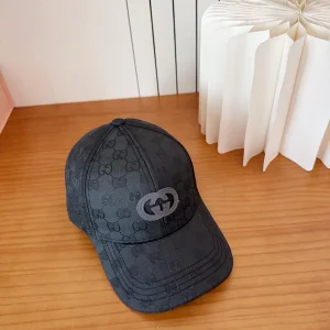 (image for) Gucci Black GG Nylon Baseball Cat Hat