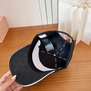 (image for) Gucci Black GG Nylon Baseball Cat Hat