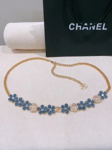 Chanel CC Denim Metal Strass Belts