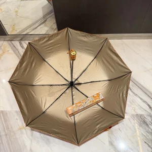 (image for) Hermess Vintage Printed Umbrella Orange
