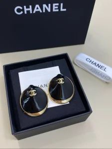 (image for) Chanel Coco Beach Black Earrings