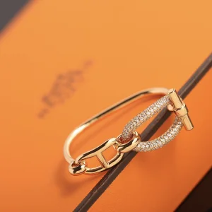 Hermes Crystals Adage Double Rings
