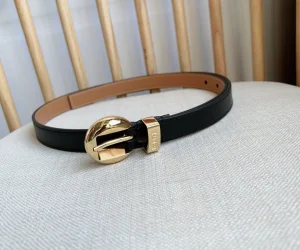 (image for) Loewe Pebble Leather Belt Black 20MM