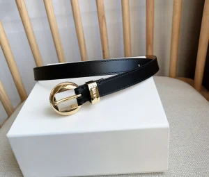(image for) Loewe Pebble Leather Belt Black 20MM
