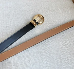(image for) Loewe Pebble Leather Belt Black 20MM