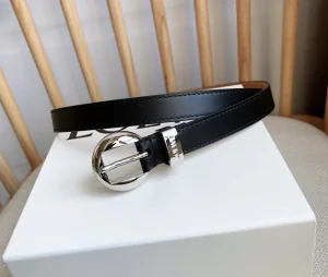 (image for) Loewe Pebble Leather Belt Black 20MM