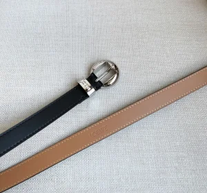 (image for) Loewe Pebble Leather Belt Black 20MM