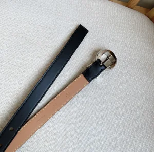 (image for) Loewe Pebble Leather Belt Black 20MM