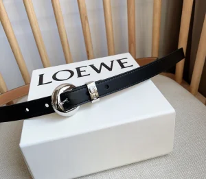 (image for) Loewe Pebble Leather Belt Black 20MM