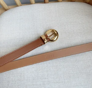 (image for) Loewe Pebble Leather Belt Brown 20MM