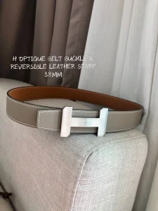 Hermes H Optique Belt Buckle Reversible Strap 38MM 