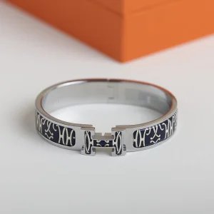 Luxury Womens Jewelry Hermes Clic H Panoplie Equestre Bracelet A205PP260 AA145657