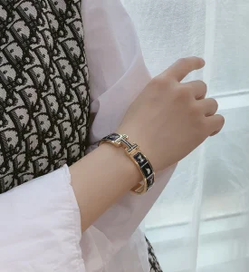 Luxury Womens Jewelry Hermes Clic H Panoplie Equestre Bracelet A205PP260 AA145658