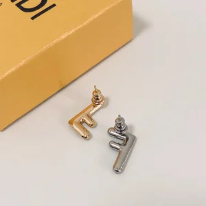 Luxury Womens Jewelry Fendi Crystals FF Motif Earring A39PP125 AA146348
