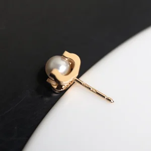 Luxury Womens Jewelry Cartier C De Cartier Akoya Pearl Earrings A205PP260 AA146879