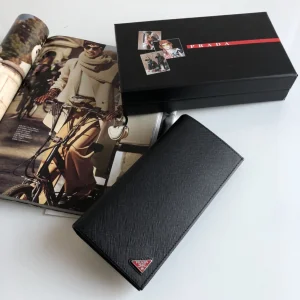 Luxury Mens Wallets Prada Mens Long Wallet 2M0836 9x19CM A101PP280 AA147286
