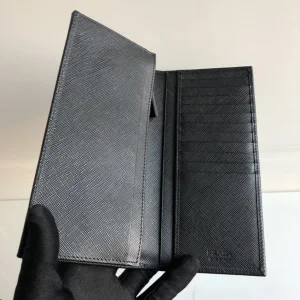 Luxury Mens Wallets Prada Mens Long Wallet 2M0836 9x19CM A101PP280 AA147286