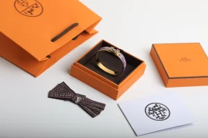 Luxury Womens Jewelry Hermes Clic H Tartan Bracelet A205PP260 AA147735