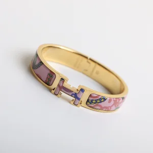 Hermes Clic H Tartan Bracelet 