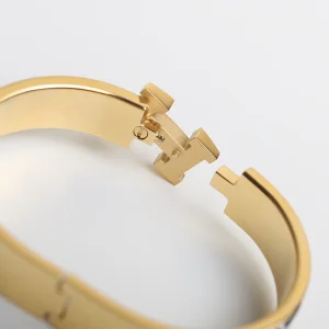 Luxury Womens Jewelry Hermes Clic H Tartan Bracelet A205PP260 AA147738