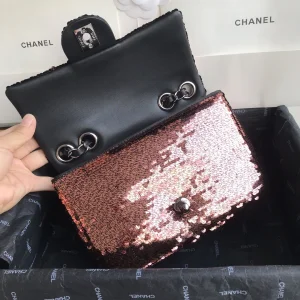 Luxury Womens Handbags Chanel Sequins Mini Flap Bag AS1448 14x20x7CM A53PP880 AA147824