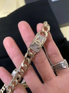 Luxury Womens Belts Chanel Monogram Link Chain Belt A175PP240 AA148179