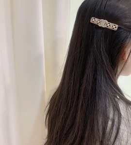 Luxury Womens Jewelry Chanel Diamond CC Logo Gold Hair Accessory A205PP160 AA150069