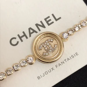 Luxury Womens Jewelry Chanel Round CC Logo Diamonds Bracelets A39PP155 AA150202