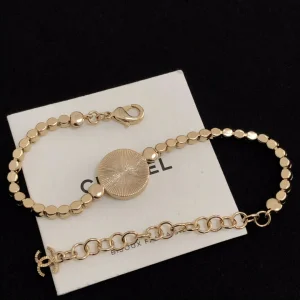 Luxury Womens Jewelry Chanel Round CC Logo Diamonds Bracelets A39PP155 AA150202