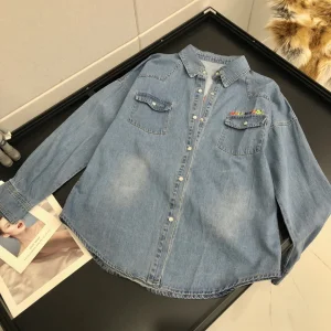 Balenciaga Blue Denim Jacket 