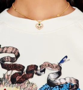 Luxury Womens Jewelry Dior in Heart Lights Necklaces A39PP158 AA150908