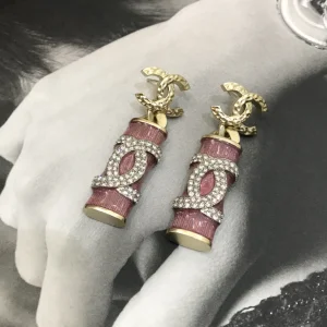 Luxury Womens Jewelry Chanel Gold CC with Crystals Earrings A152PP160 AA151845